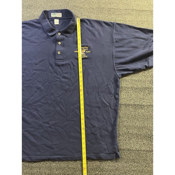 Yuengling Larger Logo Blue Cotton Polo Shirt Mens 3XL - Picture 4 of 7